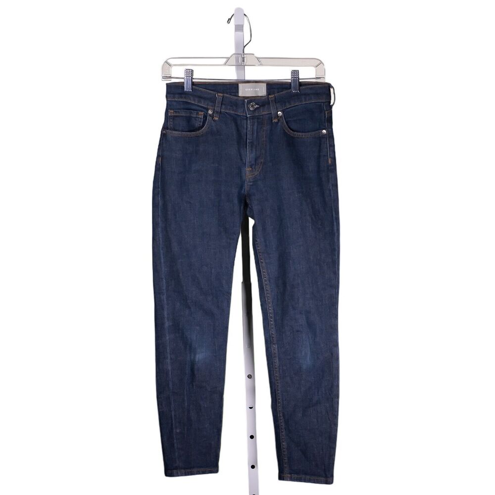 Everlane Women's Jeans Blue Skinny Dark Wash Stretch Denim Ankle Pants Size 26